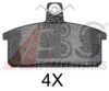 A.B.S. 36851 OE Brake Pad Set, disc brake